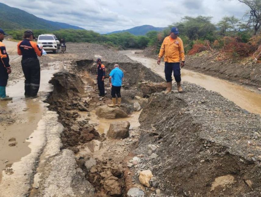 Precipitaciones afectan la vialidad de un municipio de Lara
