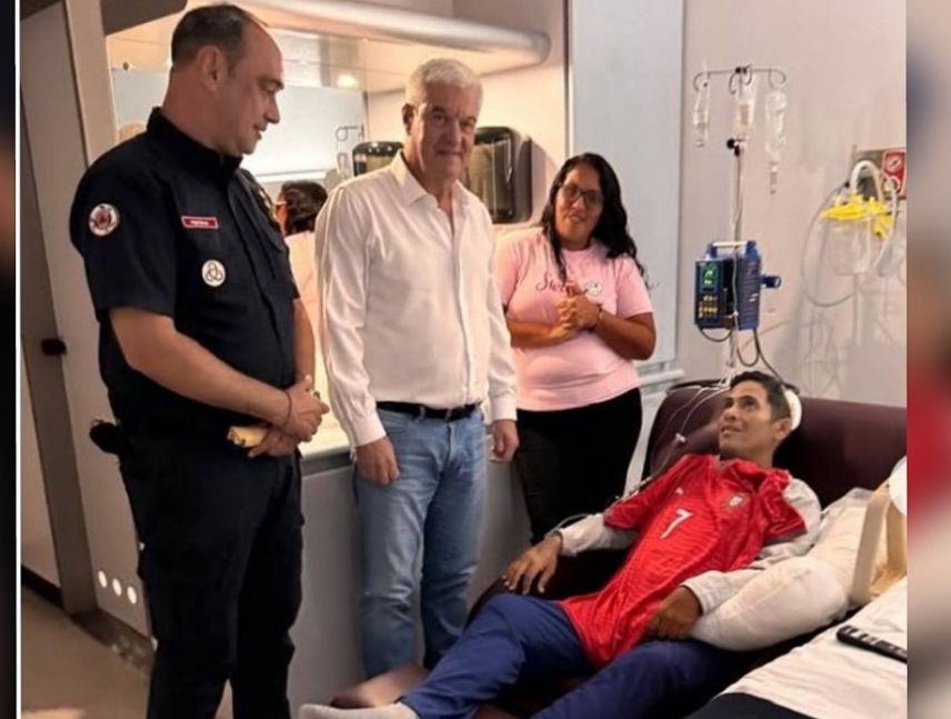 CR7 envía una camiseta autografiada a vigilante rescatado