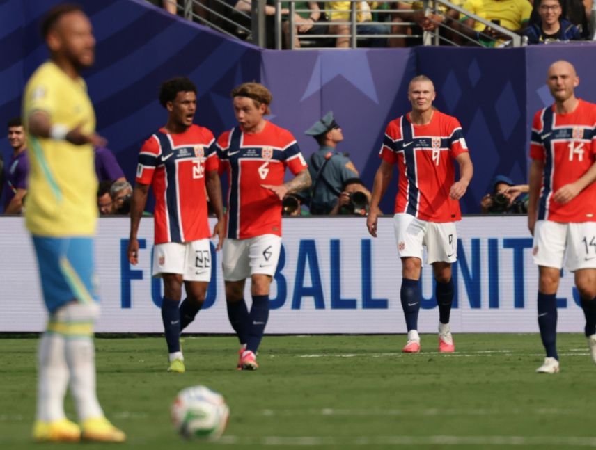 Noruega y Haaland eliminaron a Brasil