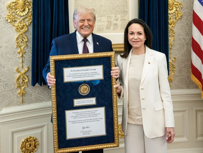 Trump negó haber pedido a María Corina Machado que no viajara a Venezuela tras los terremotos