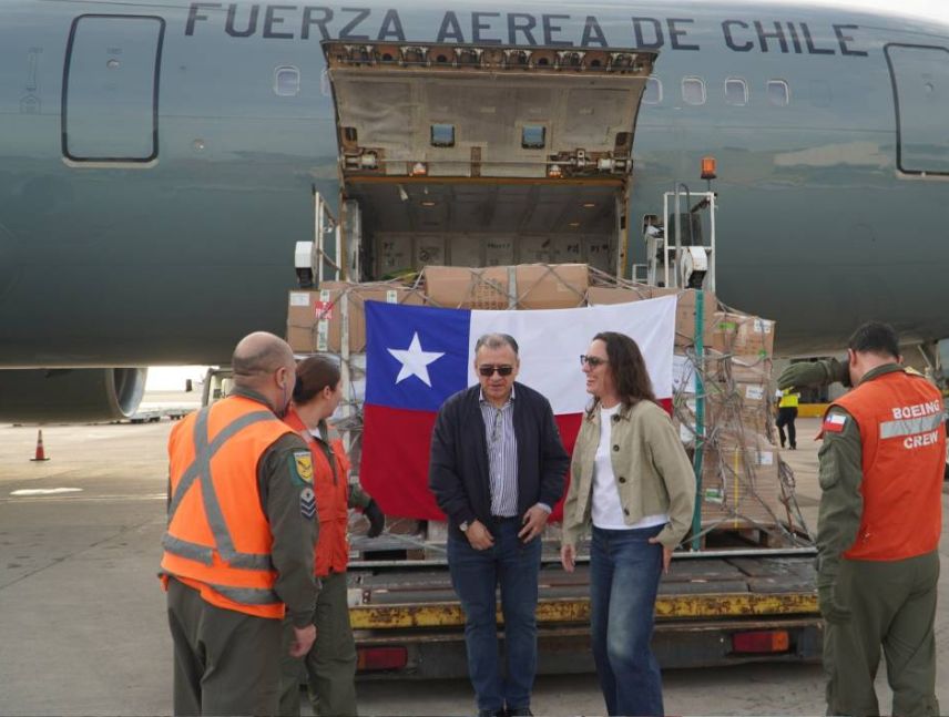 35 mil vacunas arriban a La Guaira desde Chile
