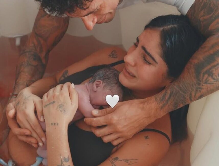 Isabella Ladera y Hugo García se convierten en padres