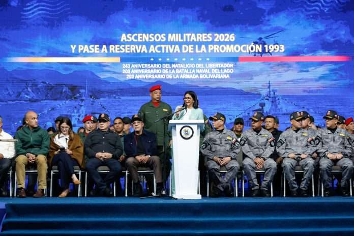 Delcy Rodríguez ratifica la salida de Venezuela de la CPI