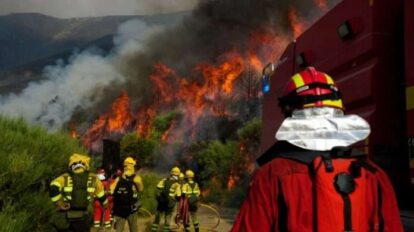 Más de 10 mil evacuados en Madrid por ola de incendios