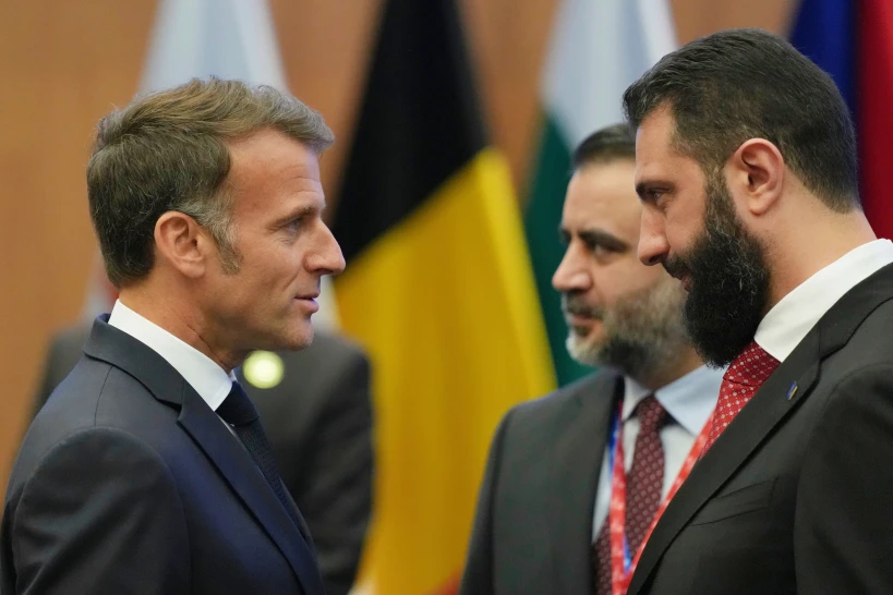 Macron es el primer presidente europeo en visitar Siria tras caída de Assad