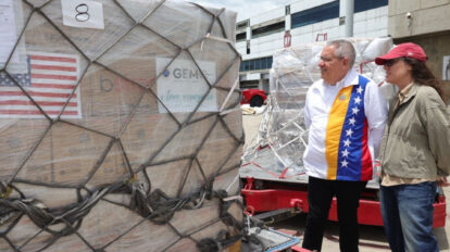 Llega a La Guaira ayuda humanitaria de Global Empowerment Mission