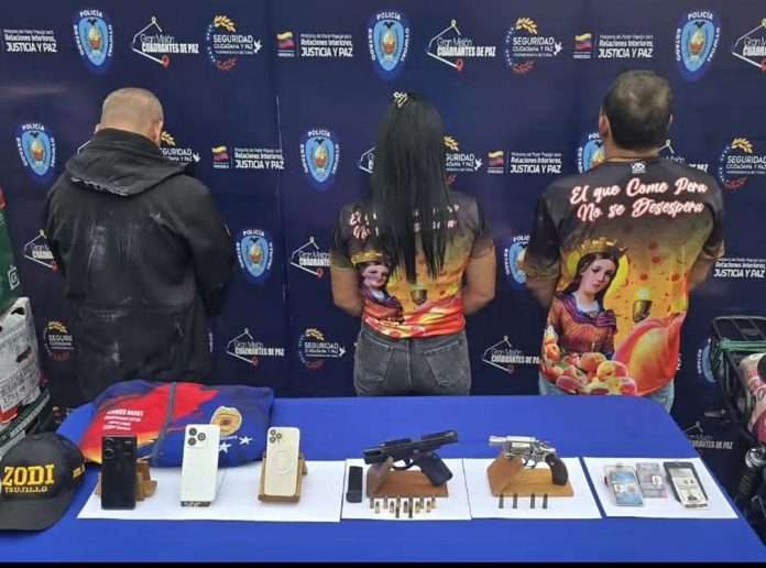 Presos por usar prendas militares para extorsionar