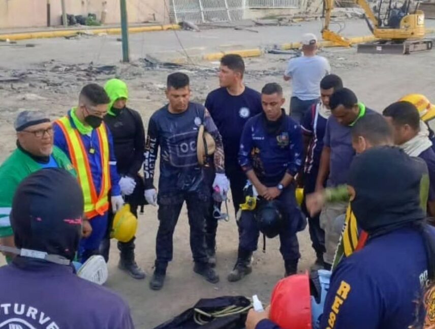 Zoedan Bolívar mantienen las labores de recuperación de cuerpos tras sismos