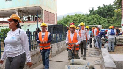 Presidenta (e) recorre comunidades atendidas por el Plan “Venezuela Renace”