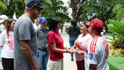 Presidenta (e) visitó Campamento Transitorio “Coronel Carlos Delgado Chalbaud”