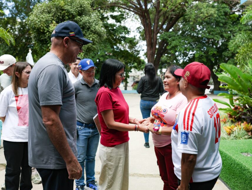 Presidenta (e) visitó Campamento Transitorio “Coronel Carlos Delgado Chalbaud”