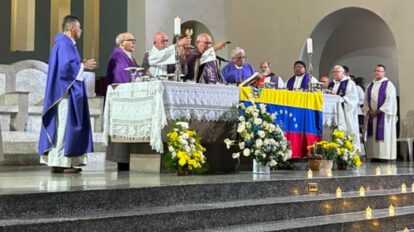 Arzobispo de Caracas ofició misa por los fallecidos en los terremotos