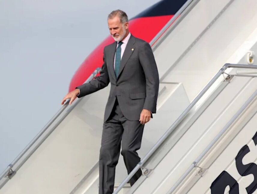 Felipe VI arribó a Perú para la toma de posesión de Keiko Fujimori