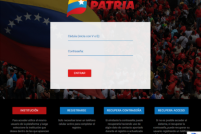 Inicia entrega de bono de 107 dólares a través de la Plataforma Patria