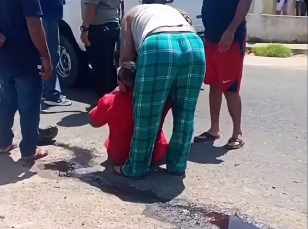 Motorizado lesionado al colisionar contra una moto en sector Los Próceres