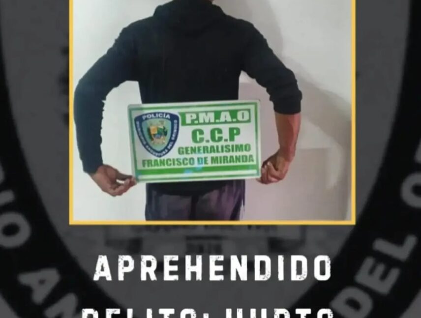 Detenido ciudadano por hurto en La Sabanita