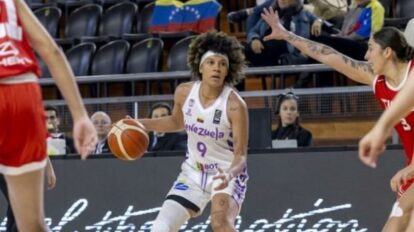Selección baloncesto femenina de Venezuela.