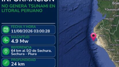 sismos en Perú