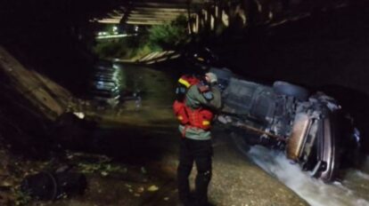 accidente en la autopista Gran Cacique Guaicaipuro
