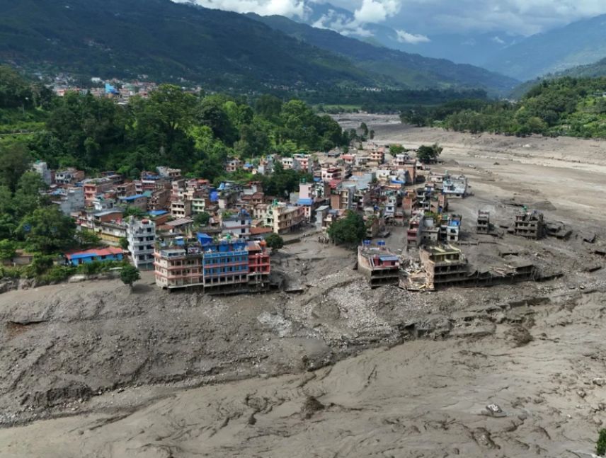 rescates en Nepal tras inundaciones