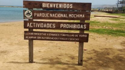 prohibición de mascotas en Mochima