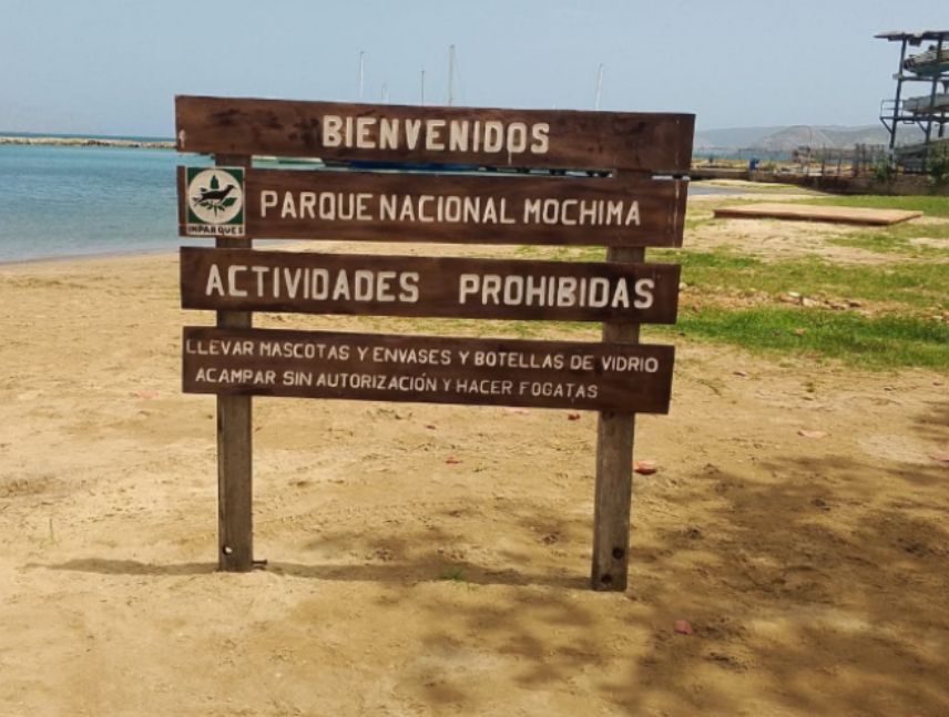 prohibición de mascotas en Mochima