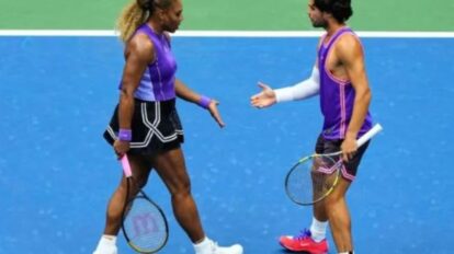 Alcaraz y Serena caen en dobles del US Open