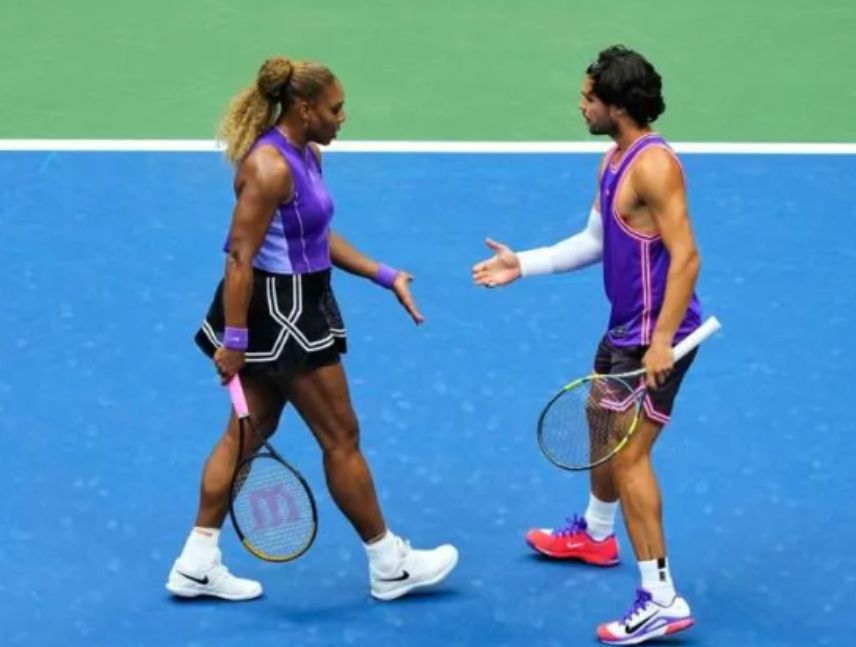 Alcaraz y Serena caen en dobles del US Open