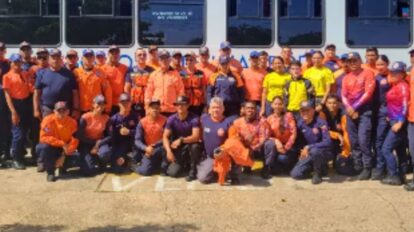 Nuevo contingente de Protección Civil se dirige a la Guaira.