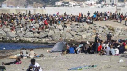 migrantes en Ceuta