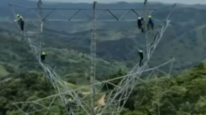 Trabajos de recuperación en Sistema Eléctrico Nacional