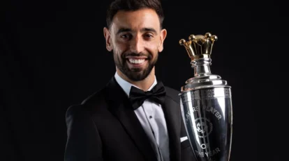 Bruno Fernandes es el jugador del año en la Premier