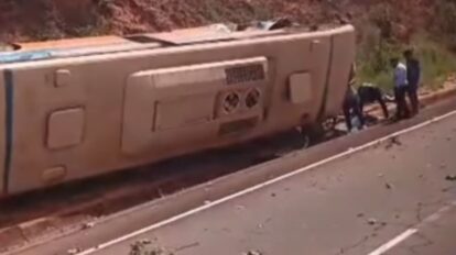 accidente autopista Ciudad Bolívar