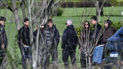 Lional Messi despide a su padre