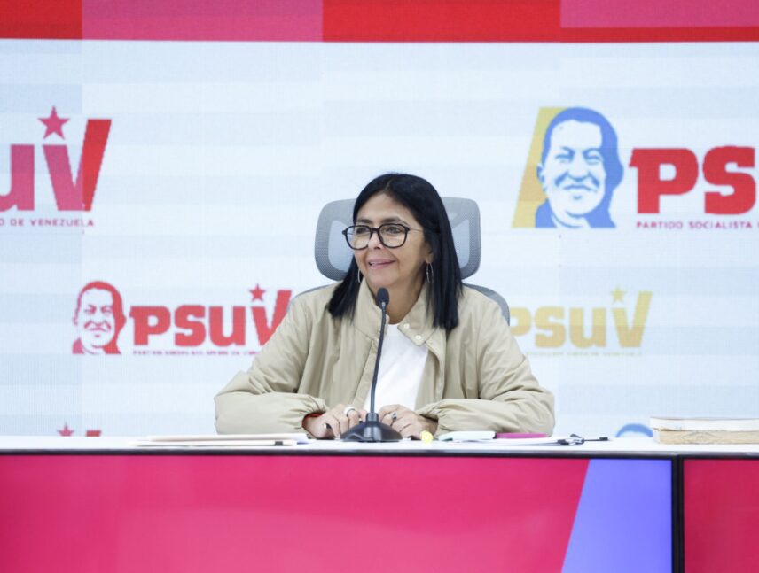 Delcy Rodríguez lideró encuentro con la Dirección Nacional del Psuv y Jpsuv