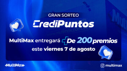 Gran Sorteo de CrediPuntos: MultiMax entregará más de 200 premios este viernes 7 de agosto