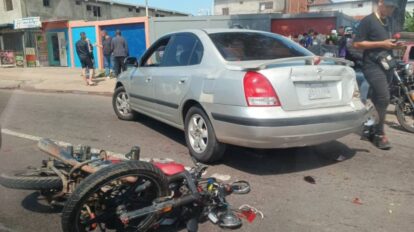 Un herido deja choque entre motorizado y vehículo en la Atlántico