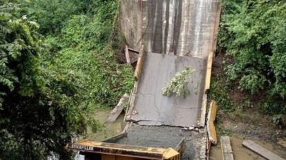 Colapsa puente que conecta a Aragua con Guárico