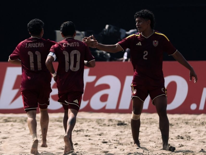 Vinotinto Sub-20 de playa tercera en el Suramericano