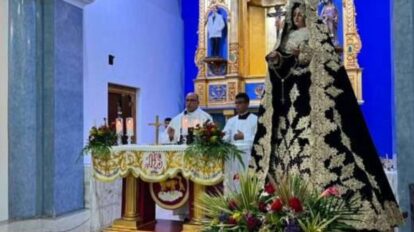 Fieles de Ciudad Orinoco honran a Nuestra Señora de la Soledad