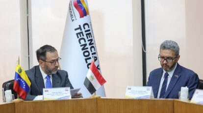 Venezuela y Egipto afinan agenda de cooperación en ciencia y telecomunicaciones