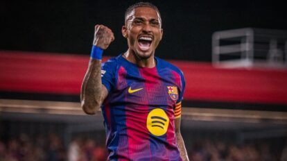Raphinha será el primer capitán del Barca