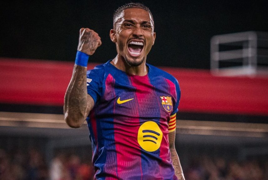 Raphinha será el primer capitán del Barca