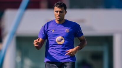 Rodri ya se entrena con los colores del Barcelona