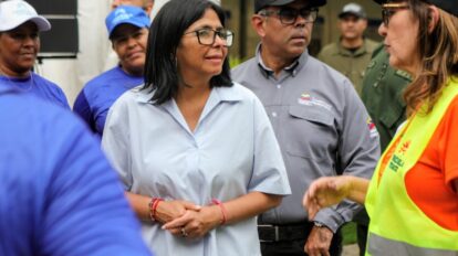 Delcy Rodríguez supervisa avances del Plan Venezuela Renace en Morón
