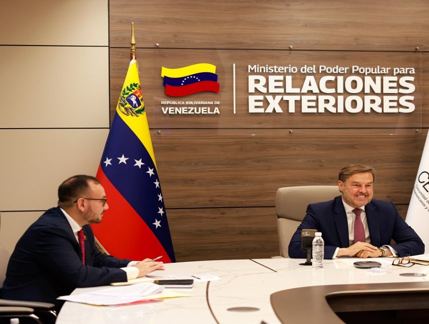 Cancieller Plasencia en reunión con la ONU