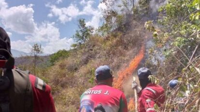 Bomberos sofocan 26 incendios forestales en Trujillo