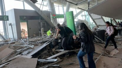 Suspenden vuelos en seis aeropuertos de Colombia tras terremoto