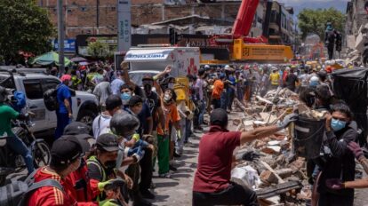 Colombia eleva a 294 la cifra de muertos