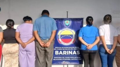 Siete detenidos por quemaduras a recién nacido en Barinas